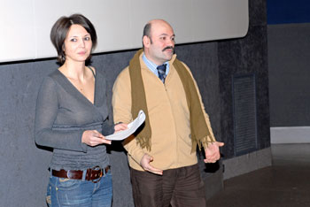 Michela Agostino (organizzazione Festival) e Daniele Masimi