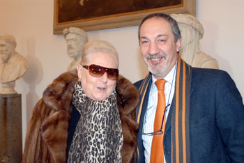 Enzo de Camillis (presidente SAS) e Luciana della Fornace