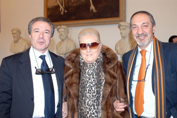 Dott.Antonio Carloni (Istituto Luce) Prof.ssa Luciana Della Fornace Enzo De Camillis